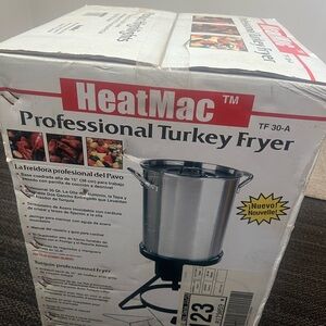 Professional Turkey Fryer - Silver
